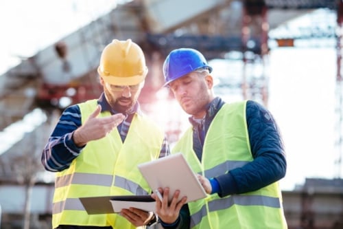 Building area workers