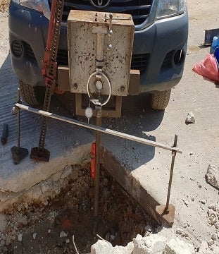 On-site Geotechnical testing and ground investigation