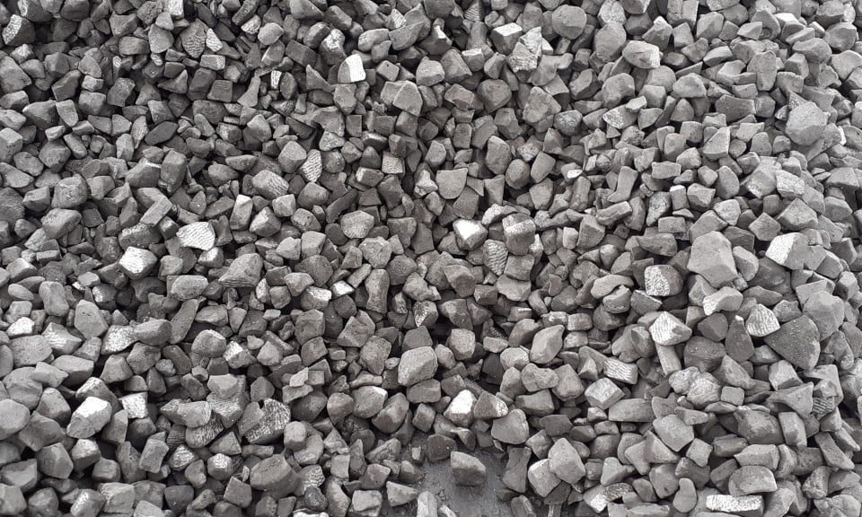 Geblazen glasgranulaat