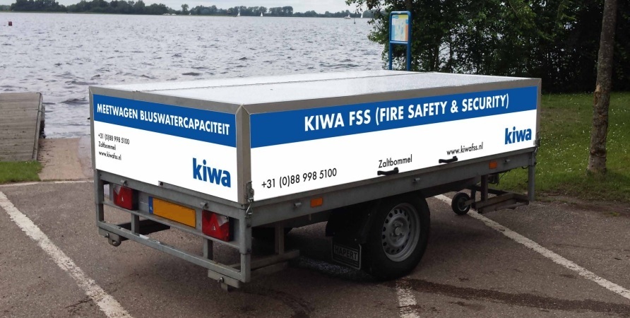 Test/Measuring Trailer for Water-Based Extinguishing Systems Water Supply Capacity